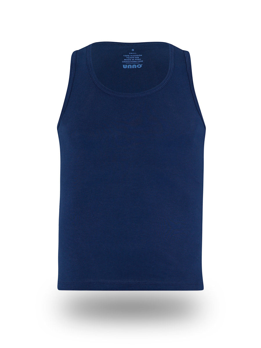 Polera Musculosa Azul