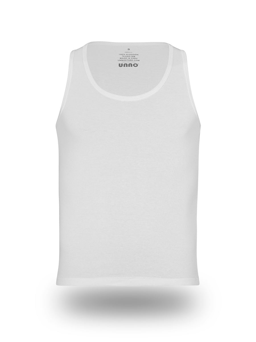 Polera Musculosa Blanco