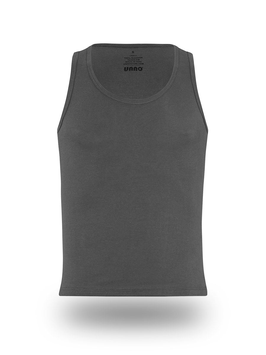 Polera Musculosa Gris