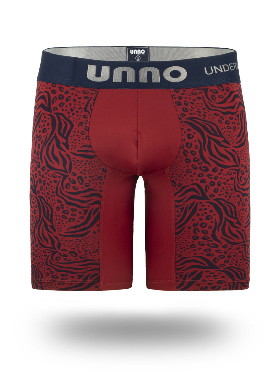 Boxer Largo Microfibra Burdeo