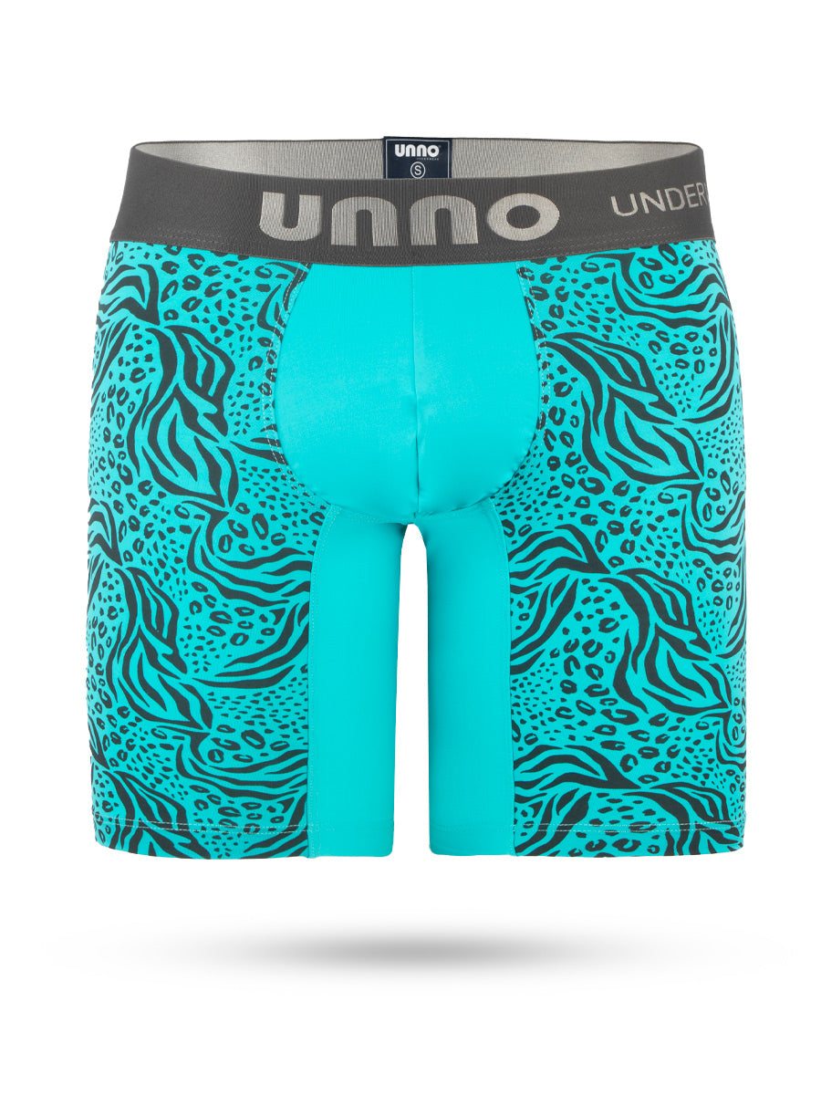 Boxer Largo Microfibra Verde Aqua
