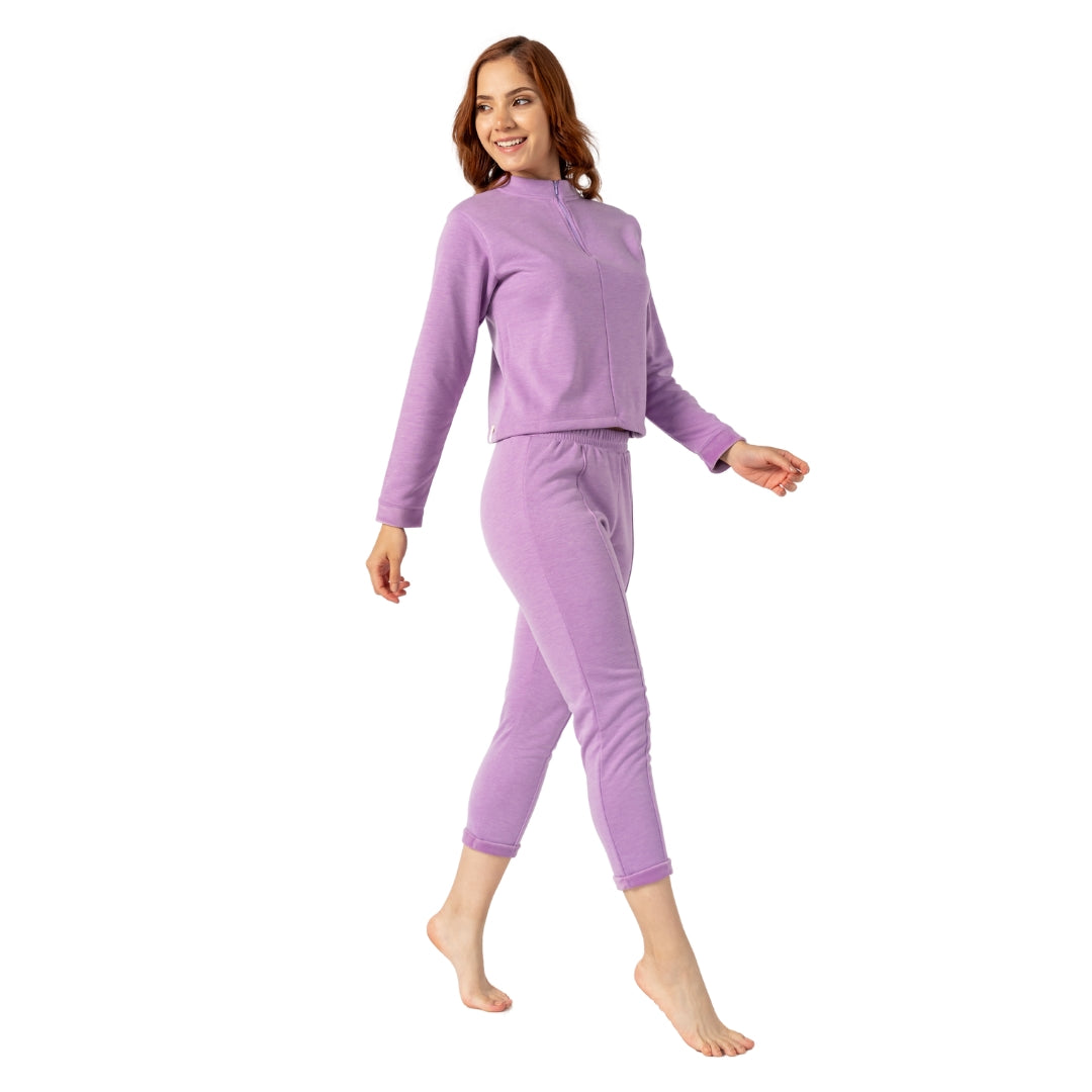 Pijama Mujer Aura - Lila