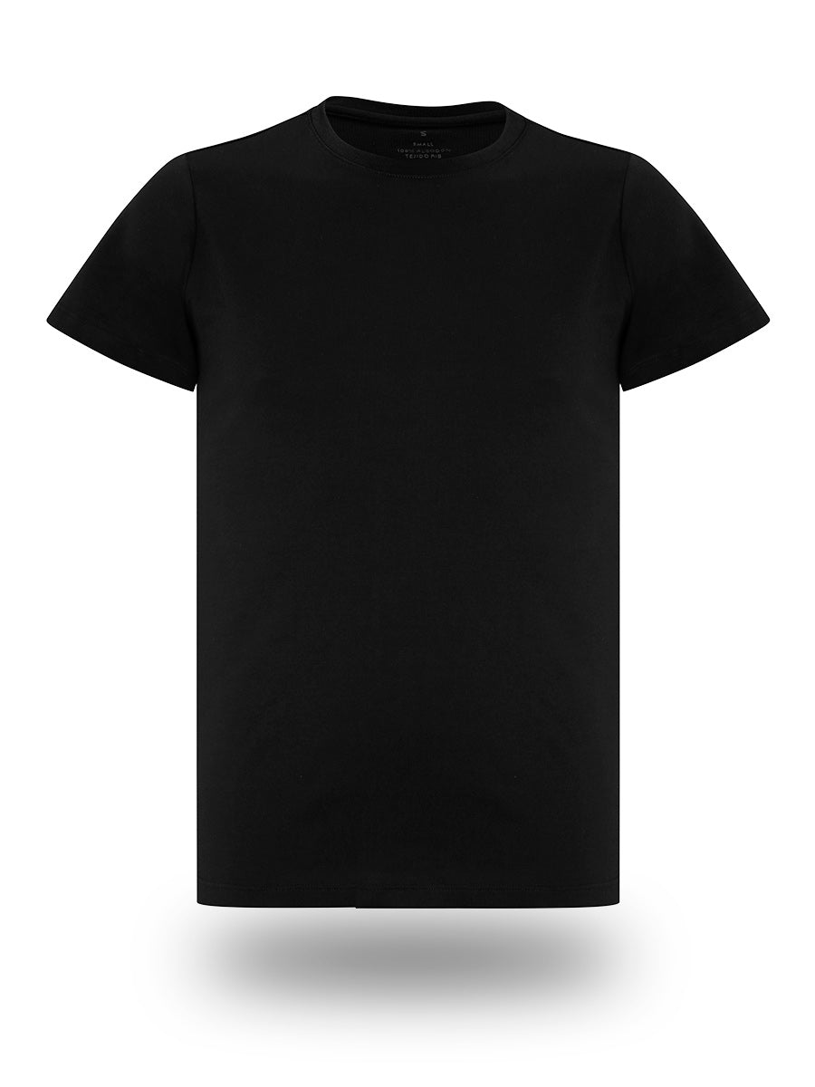 Polera Manga Corta Negro